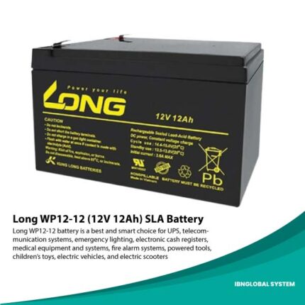 Long WP12-12 (12V 12Ah) SLA Battery